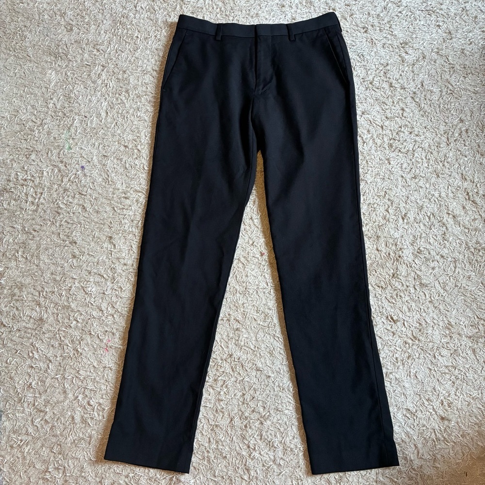 J. Crew Thompson Black Slim Fit Trouser pants 30x32